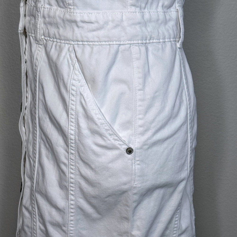 LAUREN RALPH LAUREN Denim Jean Dress 2 Sleeveless Pocket Preppy Nautical Coastal - Picture 8 of 12